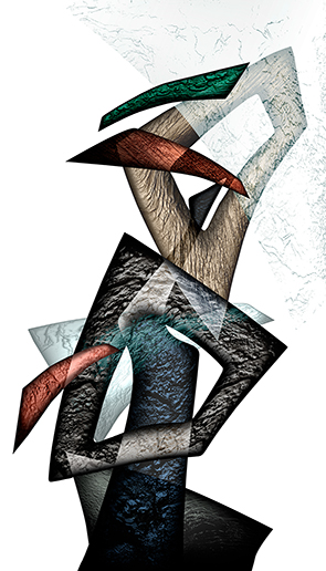 Diving further inward to push outward